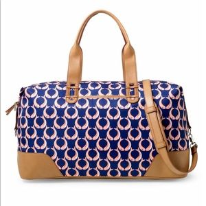 Stella & Dot - Fish Print Travel Bag
